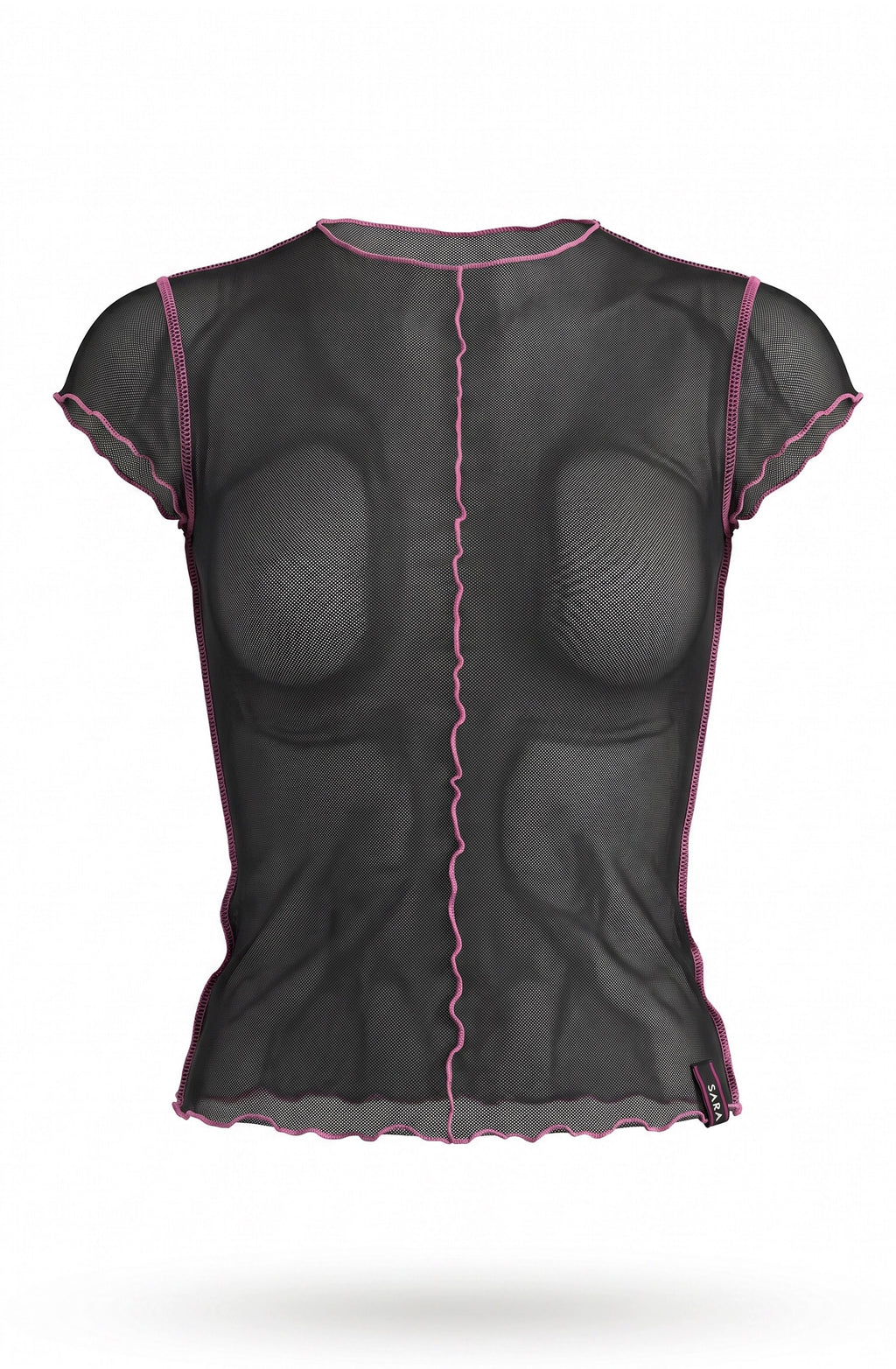 TOP SCHWARZ PINK