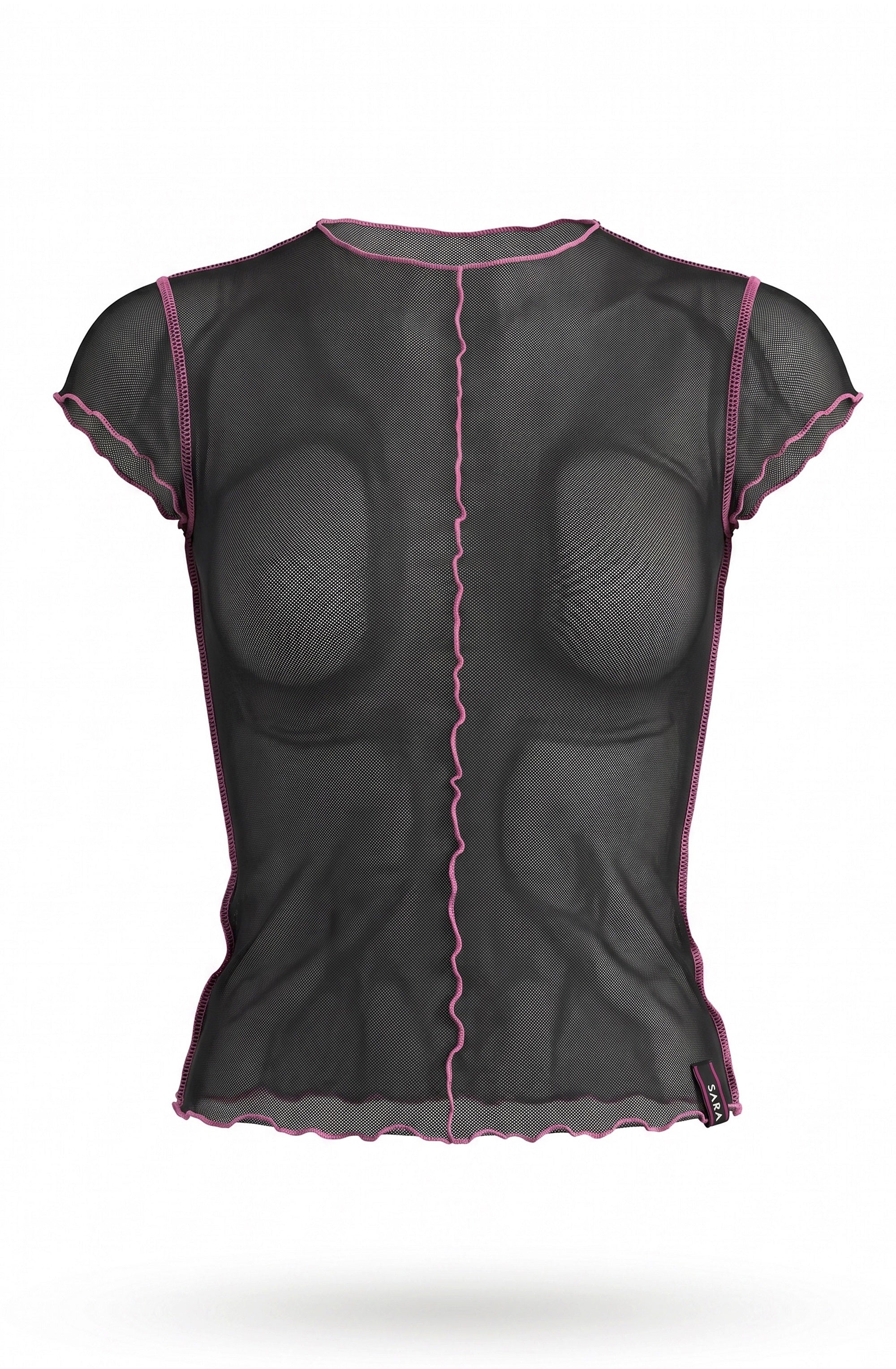 TOP SCHWARZ PINK