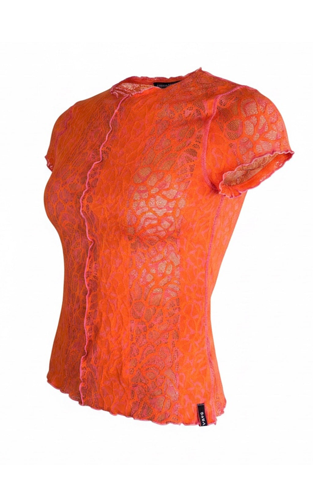 TOP ORANGE BI STRETCH BI COLOR