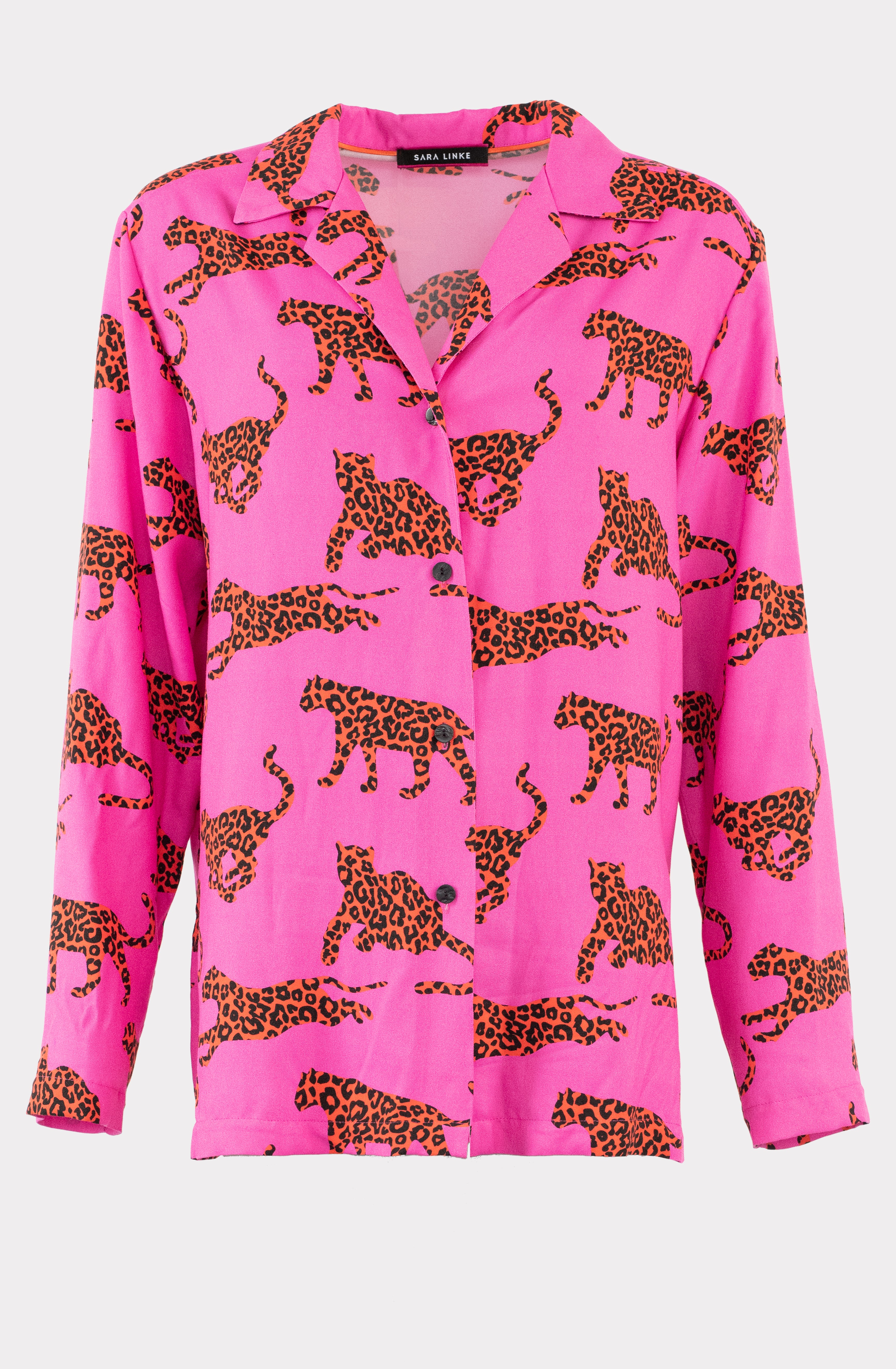 Comfy Hemdbluse in Pink