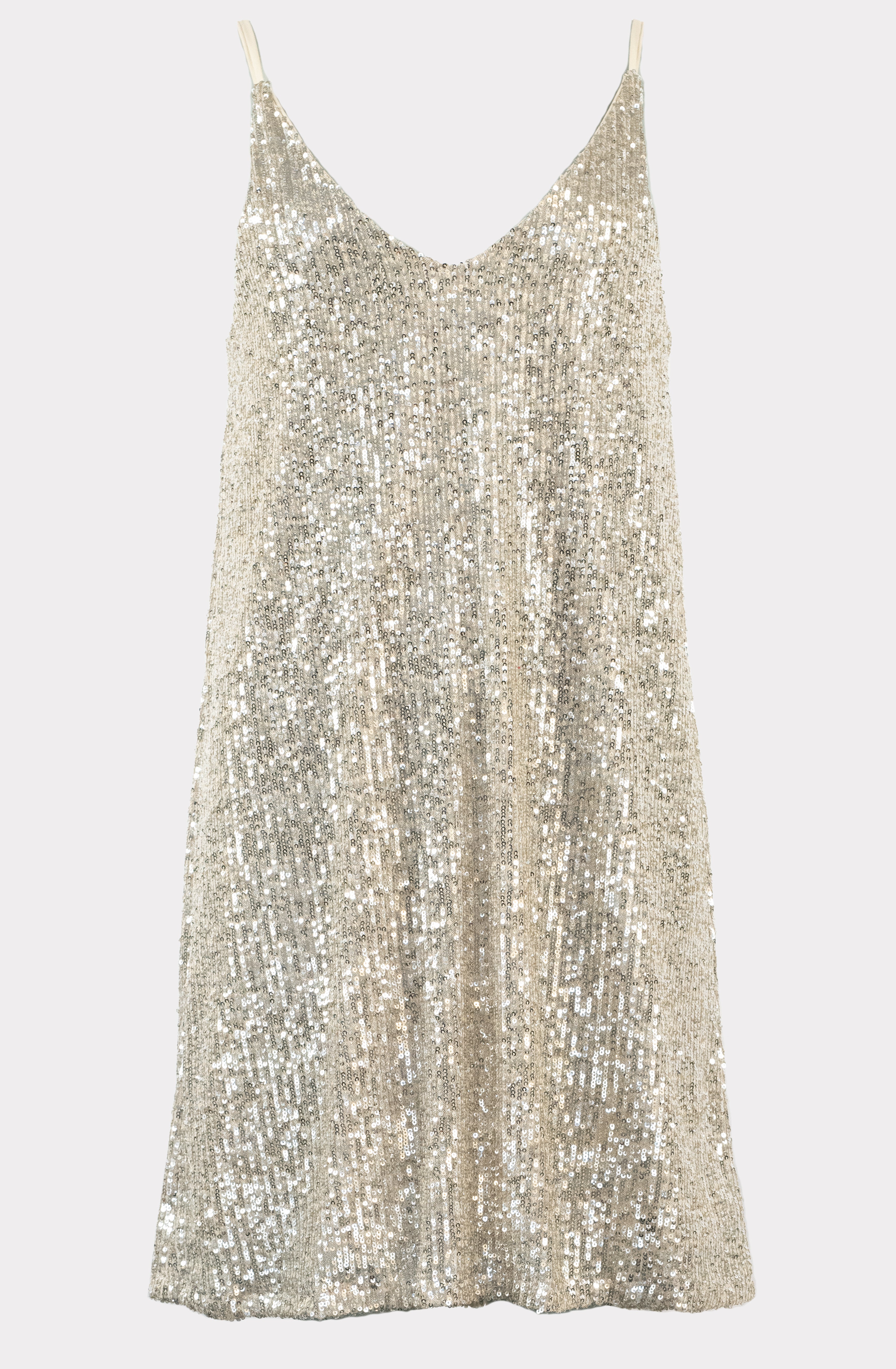 Glam Kleid Champagner