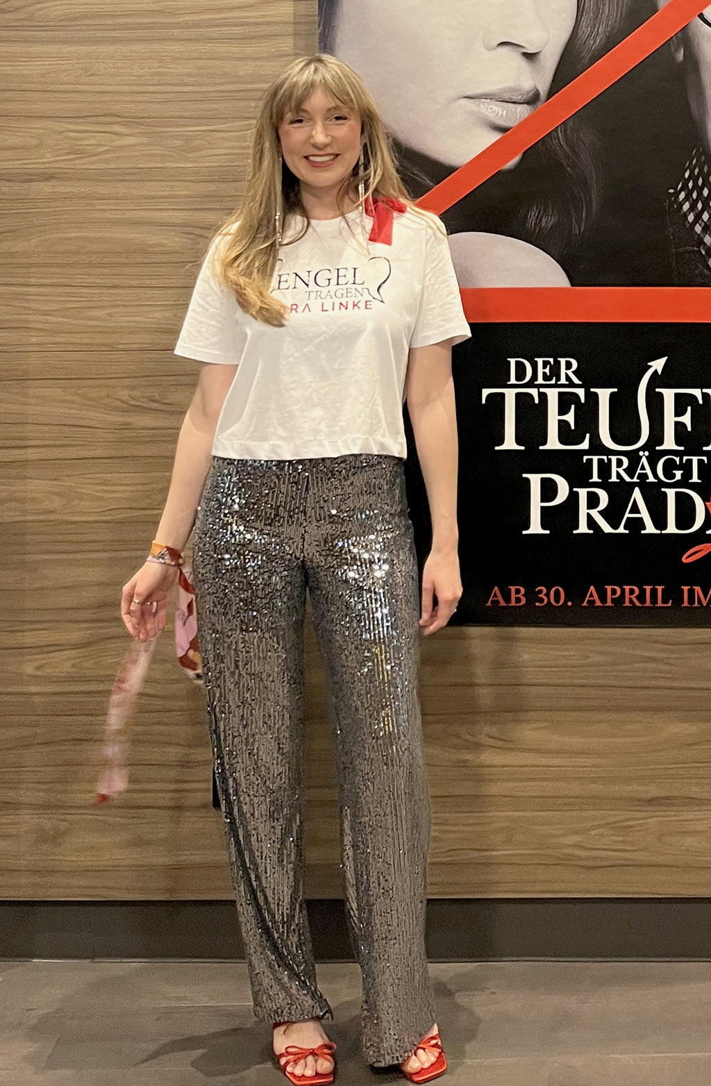 Glam Pants Schwarzsilber