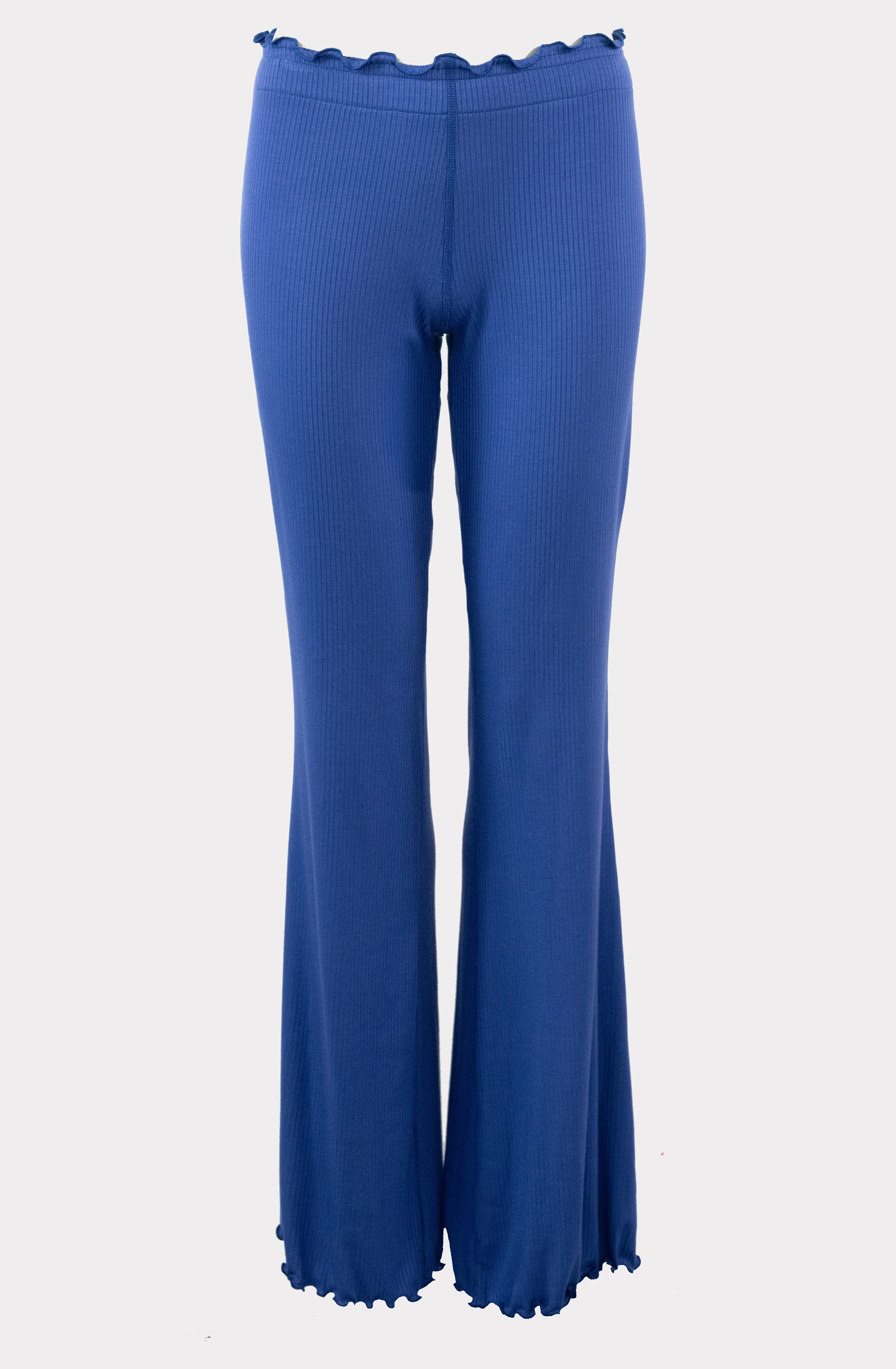 Rib Hose mit Rollkanten