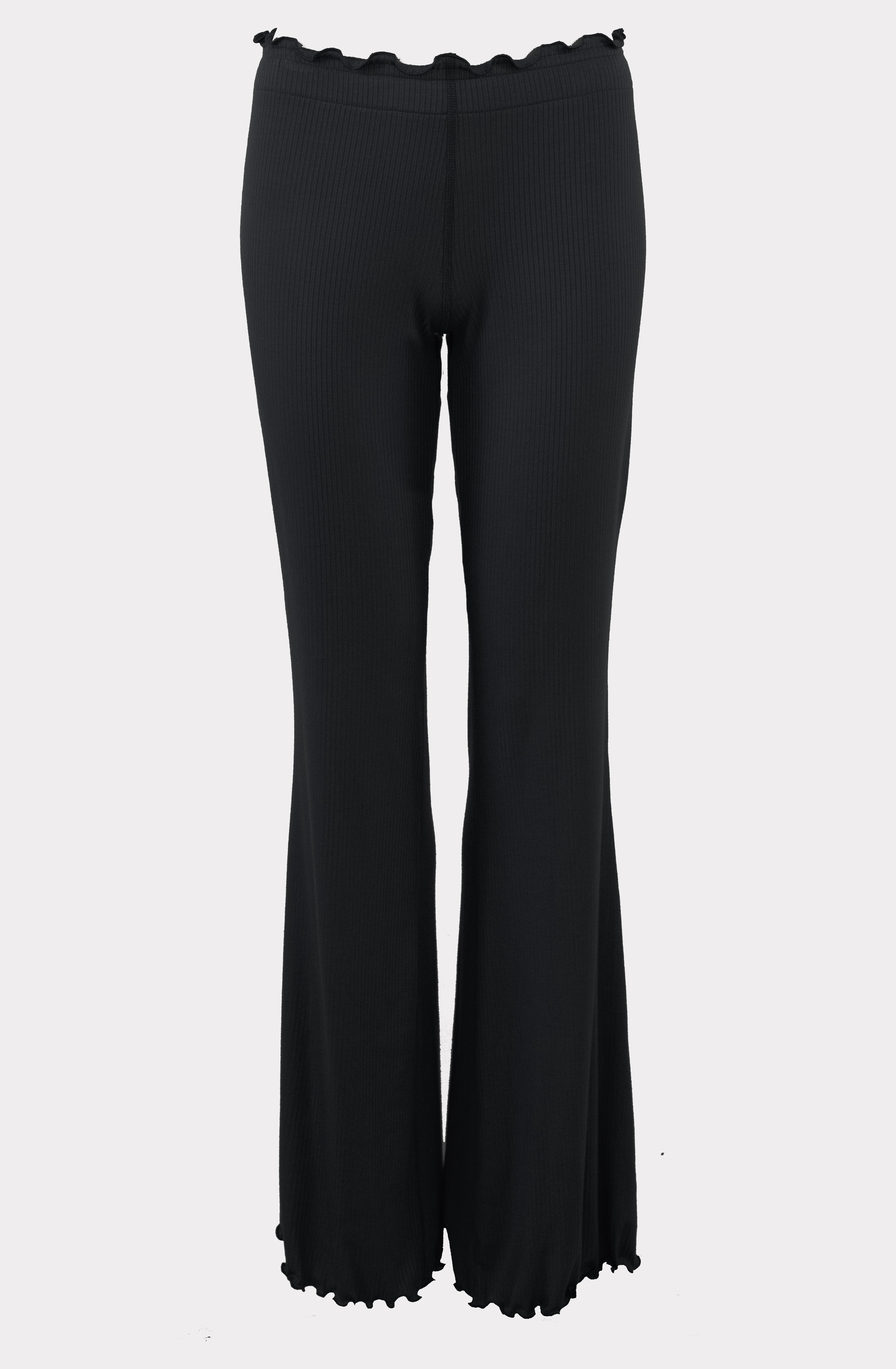 Rib Hose mit Rollkanten