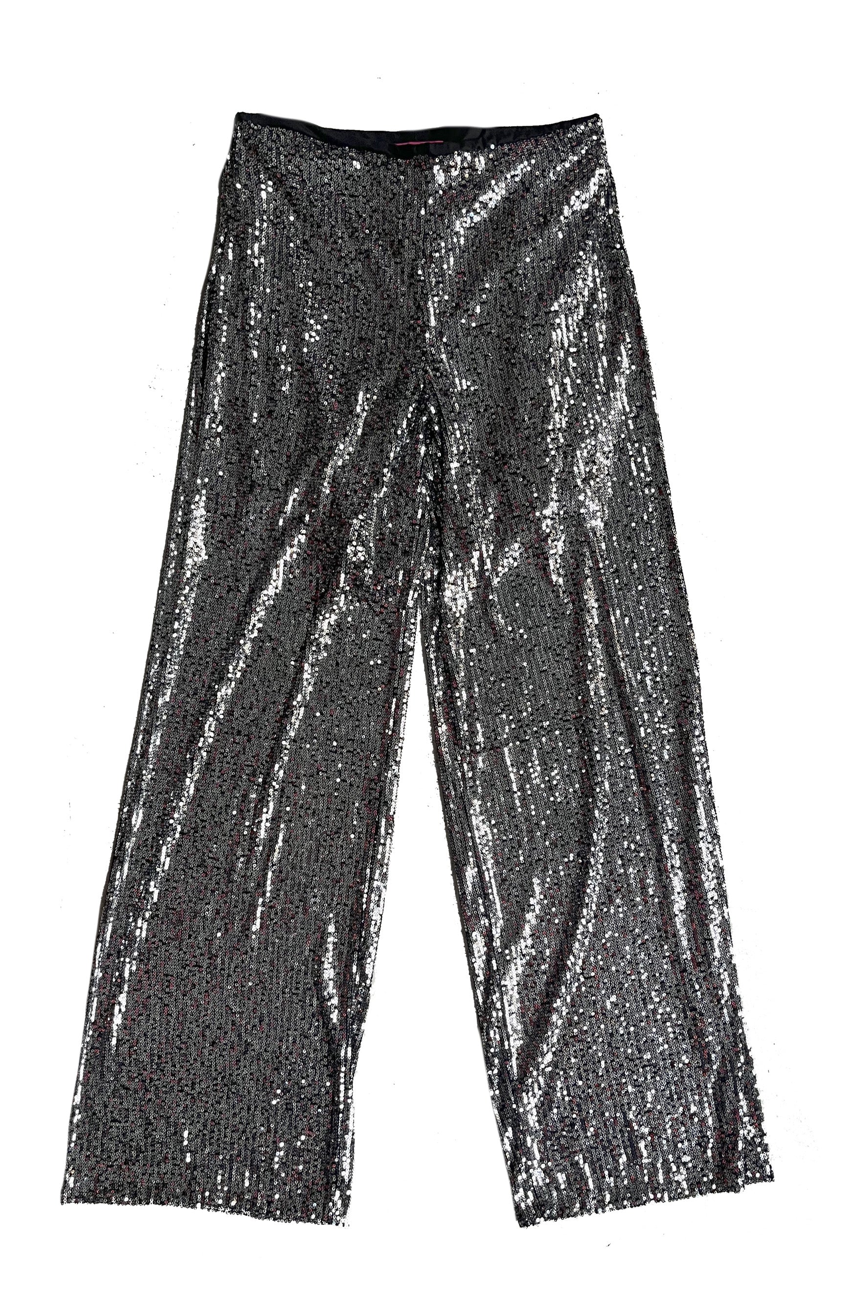 Glam Pants Schwarzsilber