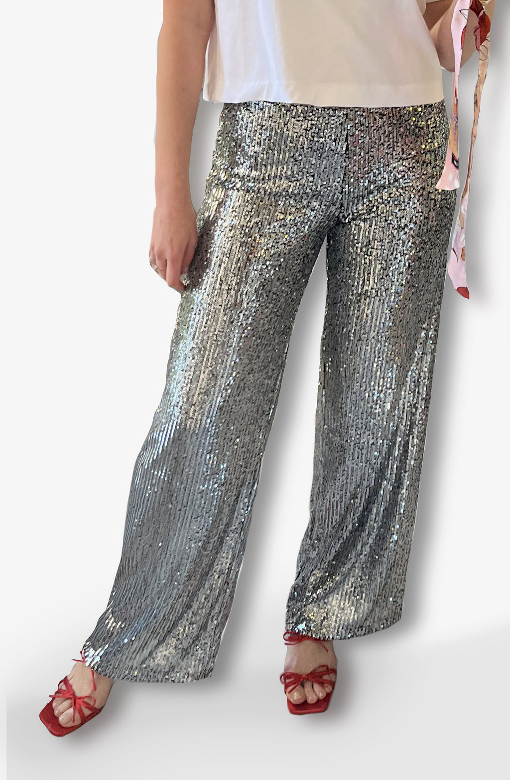 Glam Pants Schwarzsilber