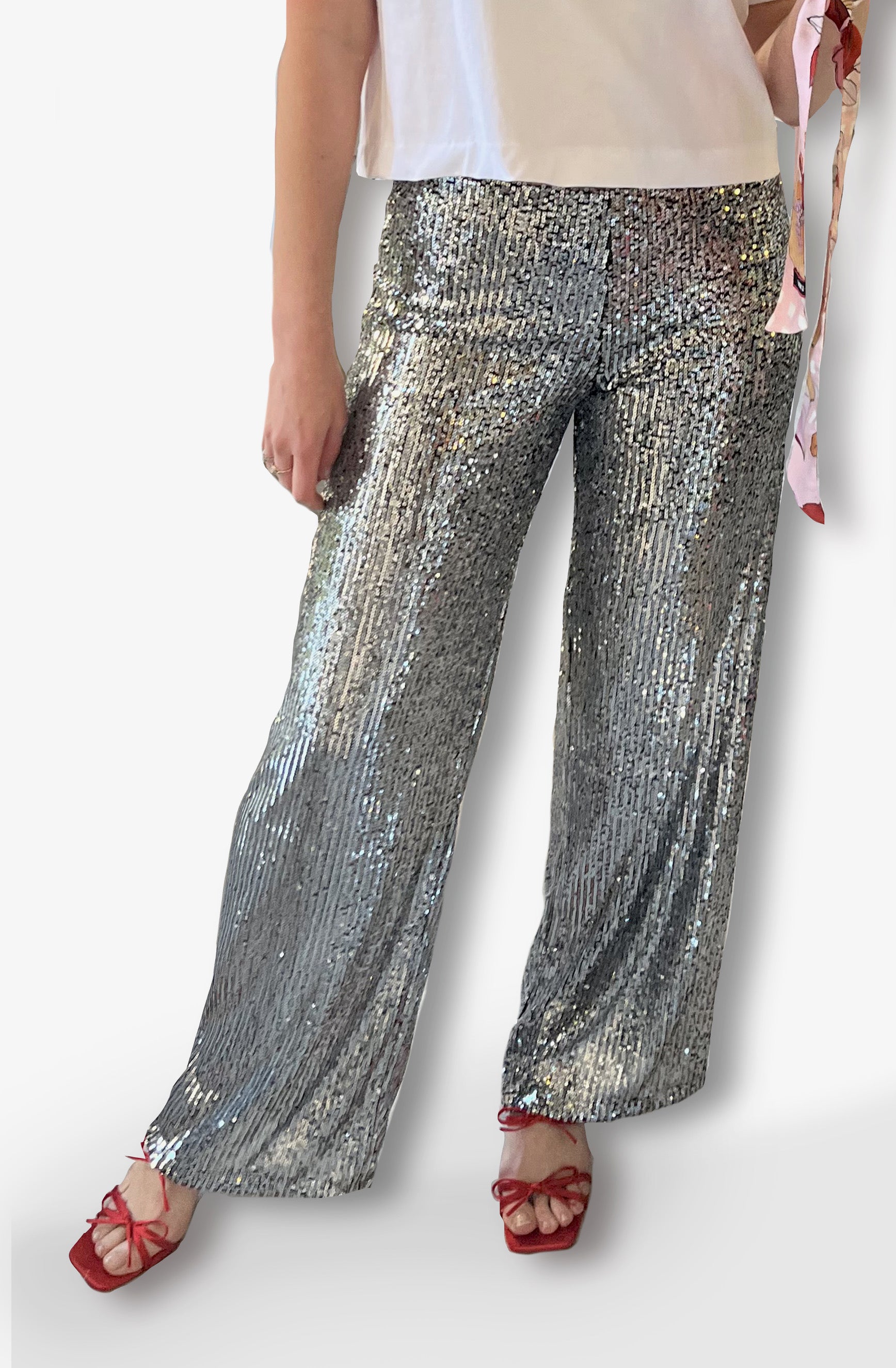 Glam Pants Schwarzsilber