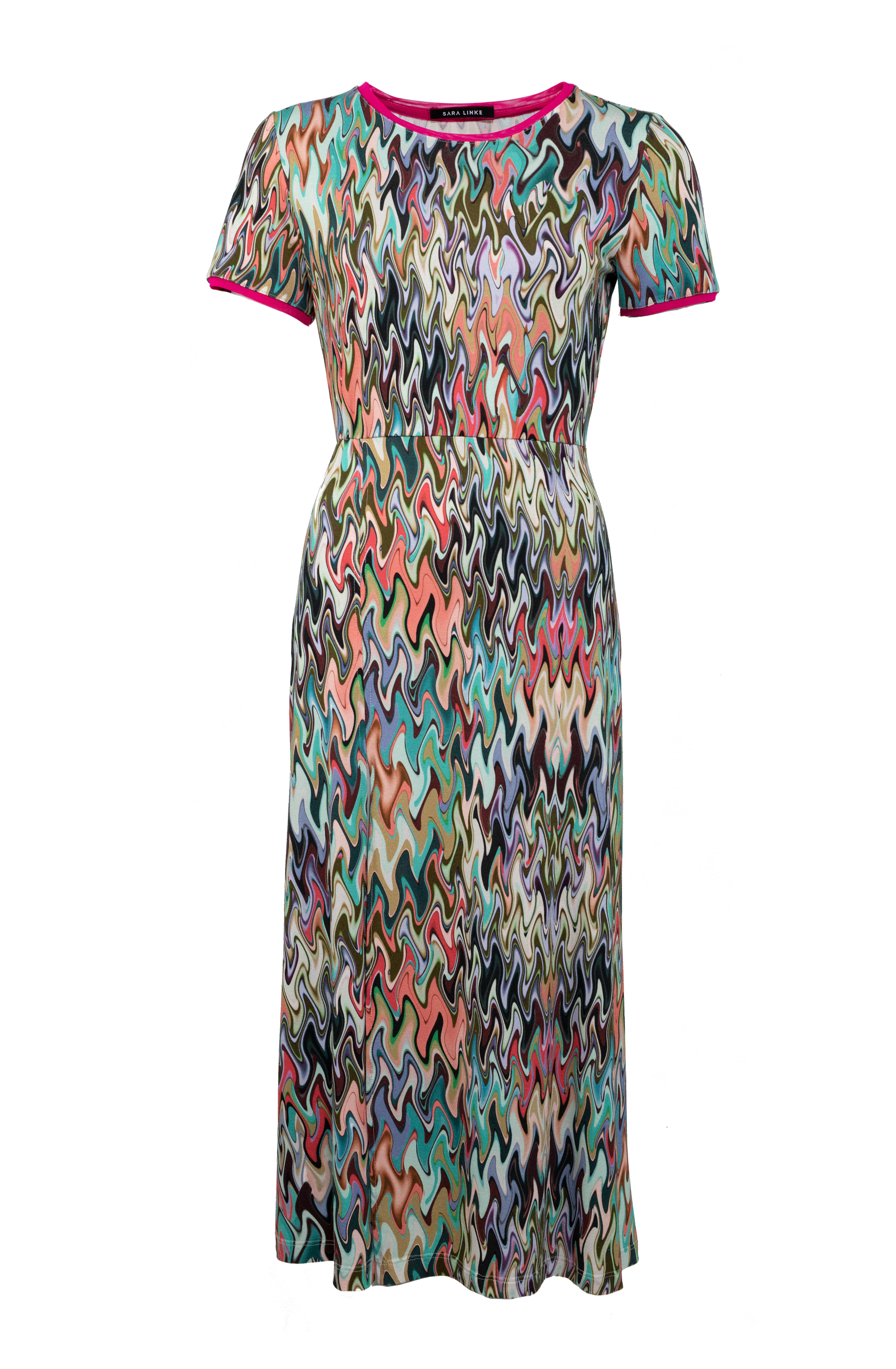 Midi-Kleid mit Schlitz