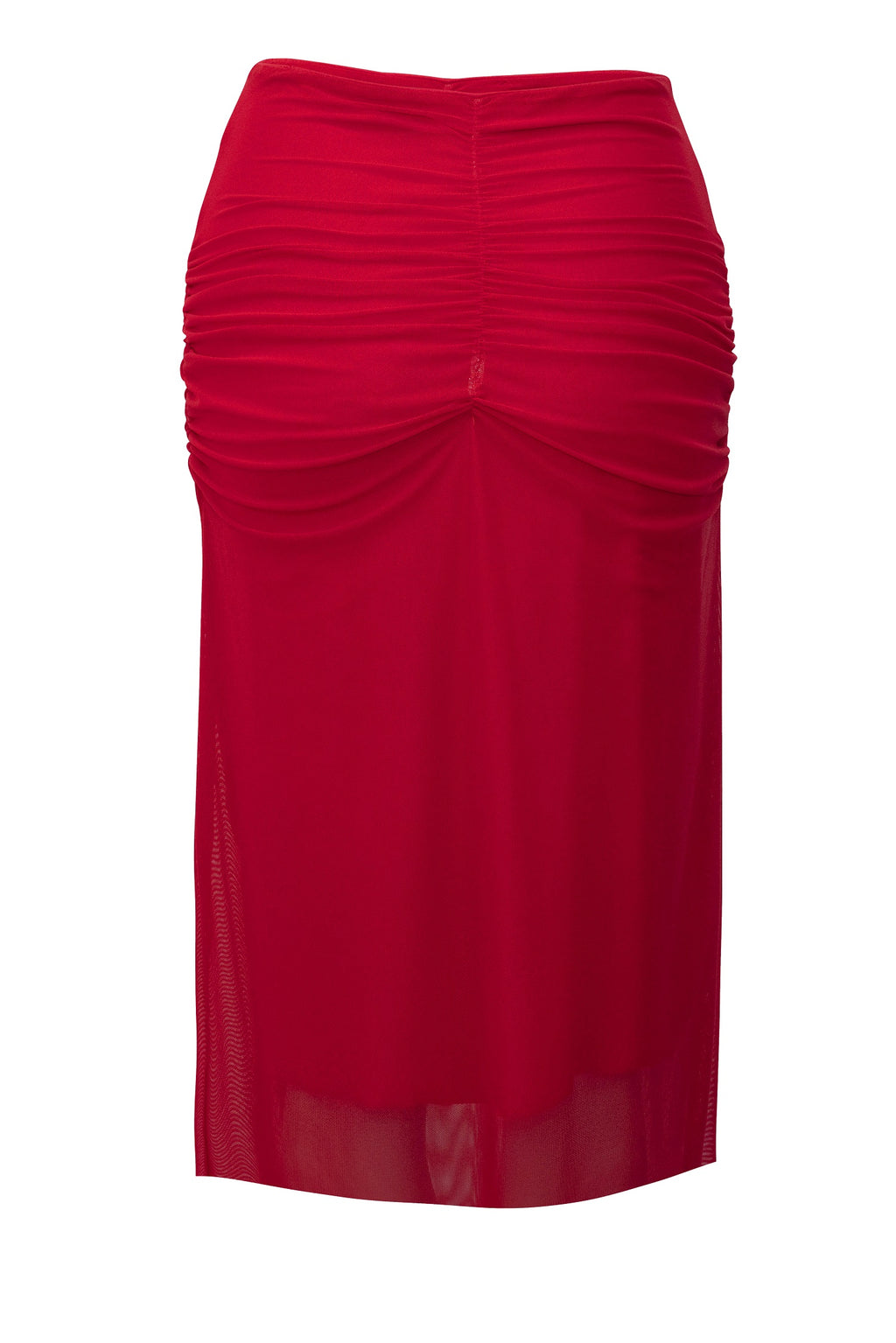 Geraffter Mesh-Rock Rot