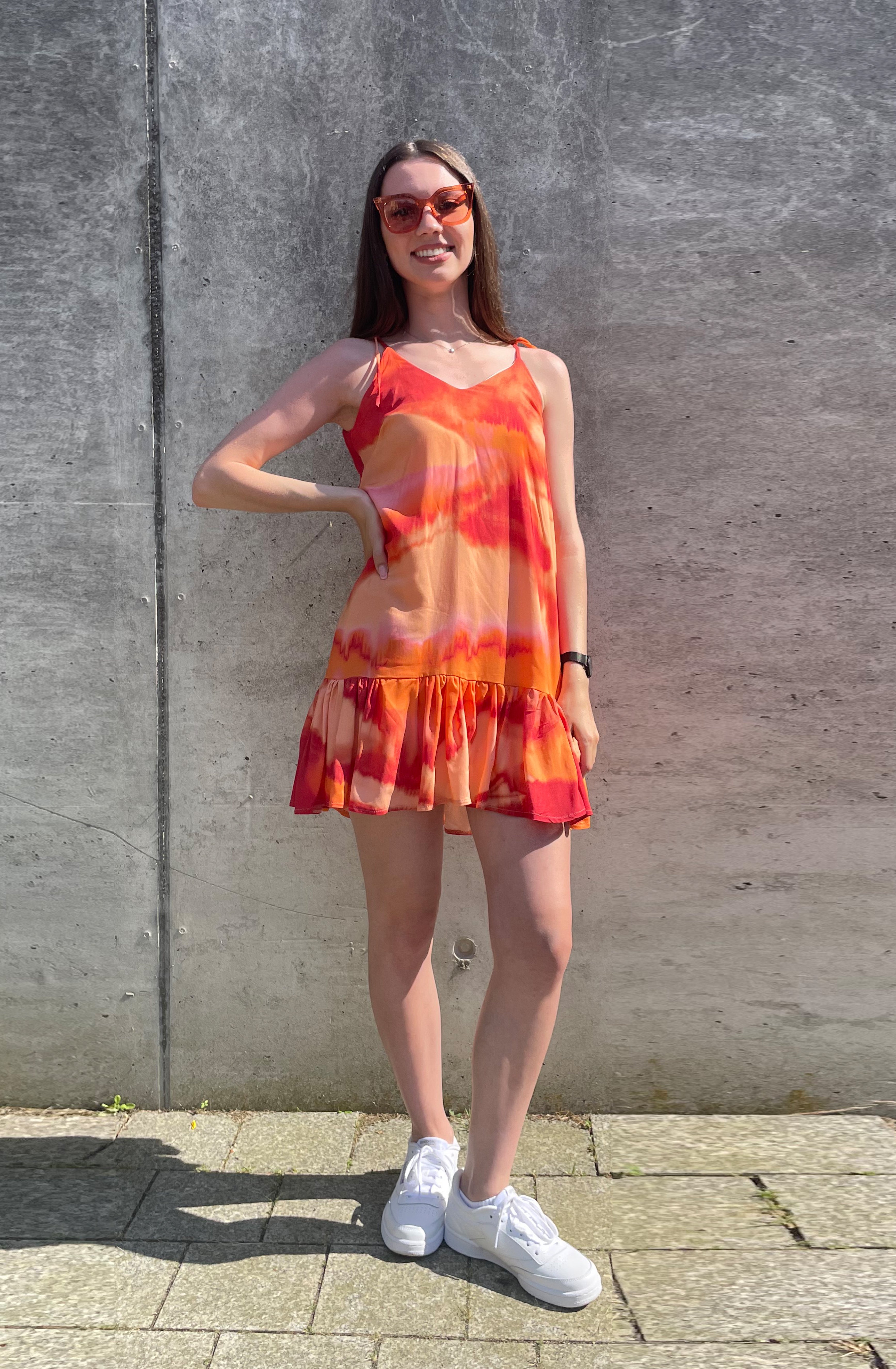 Last Piece Mini Dress | Peach Fuzz Gr. 36