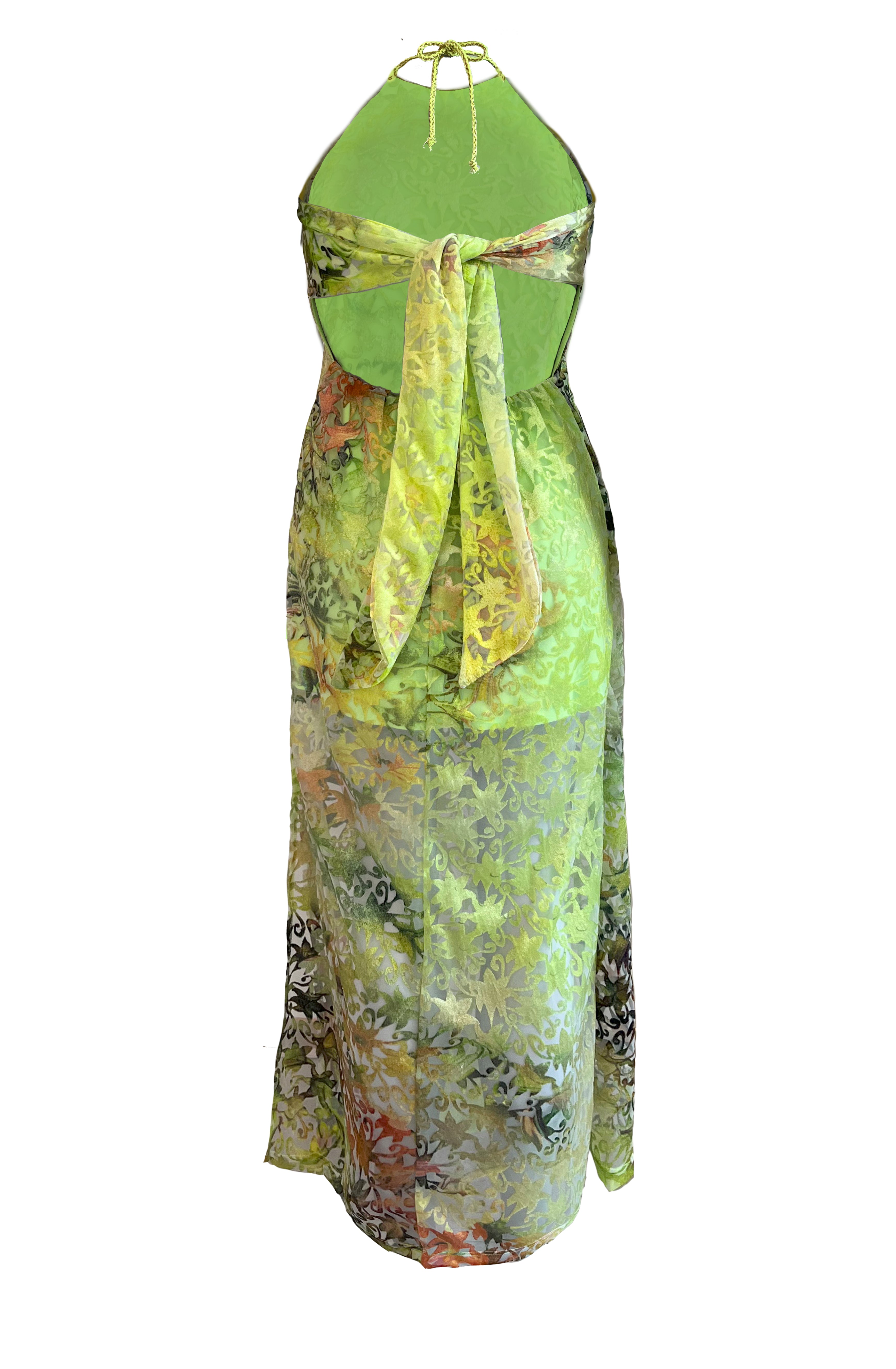 Limes Neckholder Kleid | Limitiert