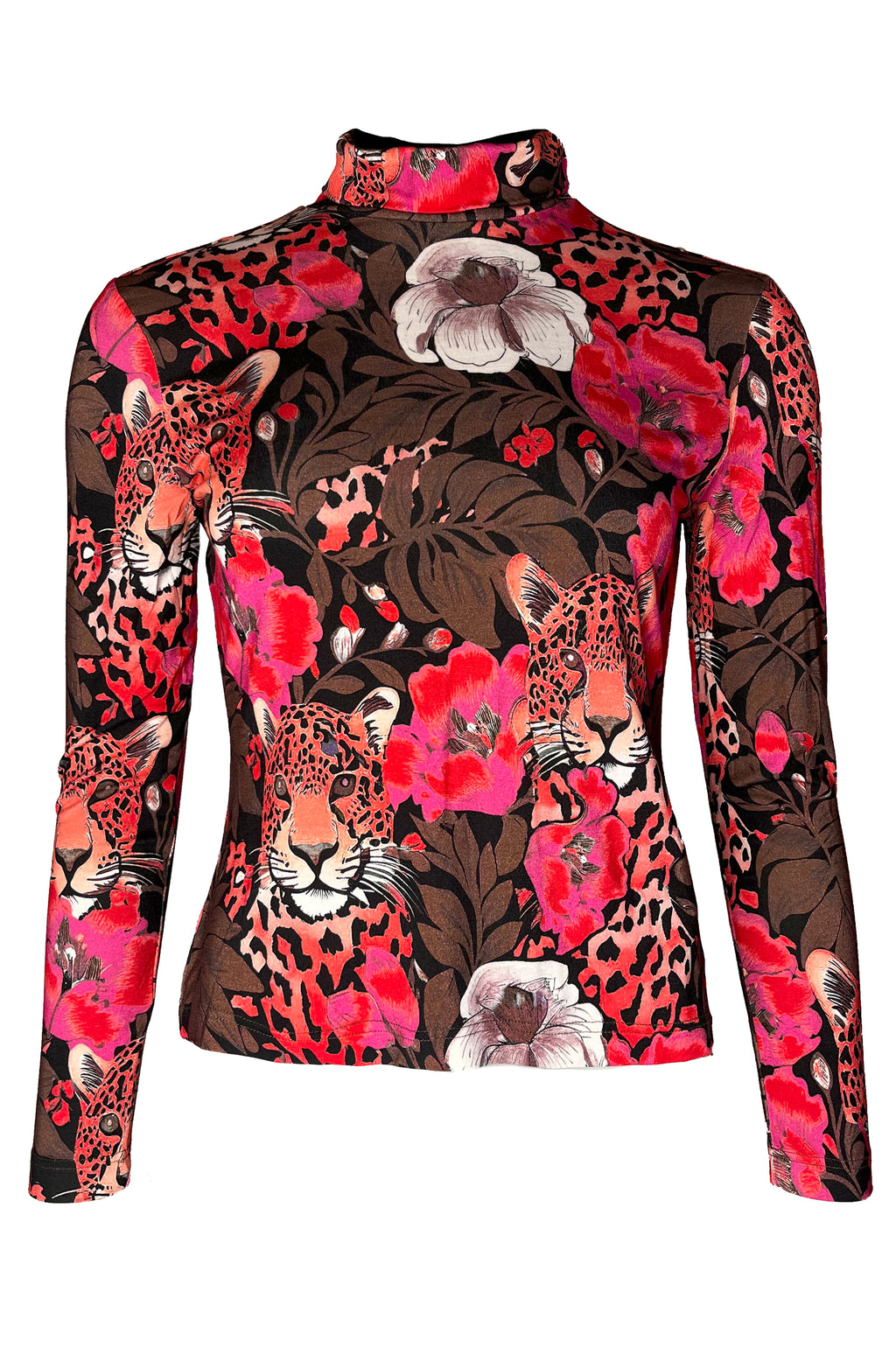 Langarm Shirt Turtleneck