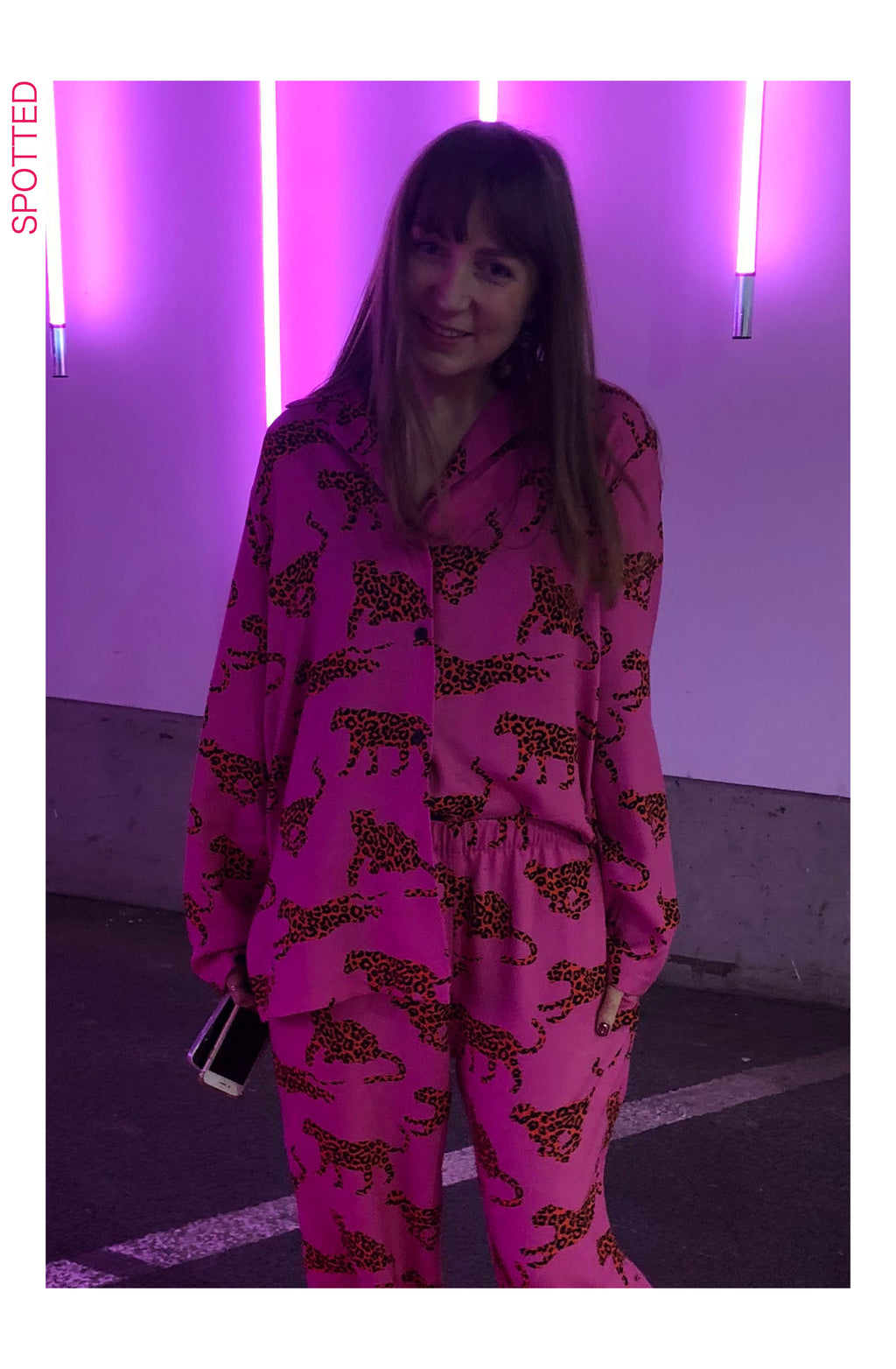 Comfy Hemdbluse in Pink