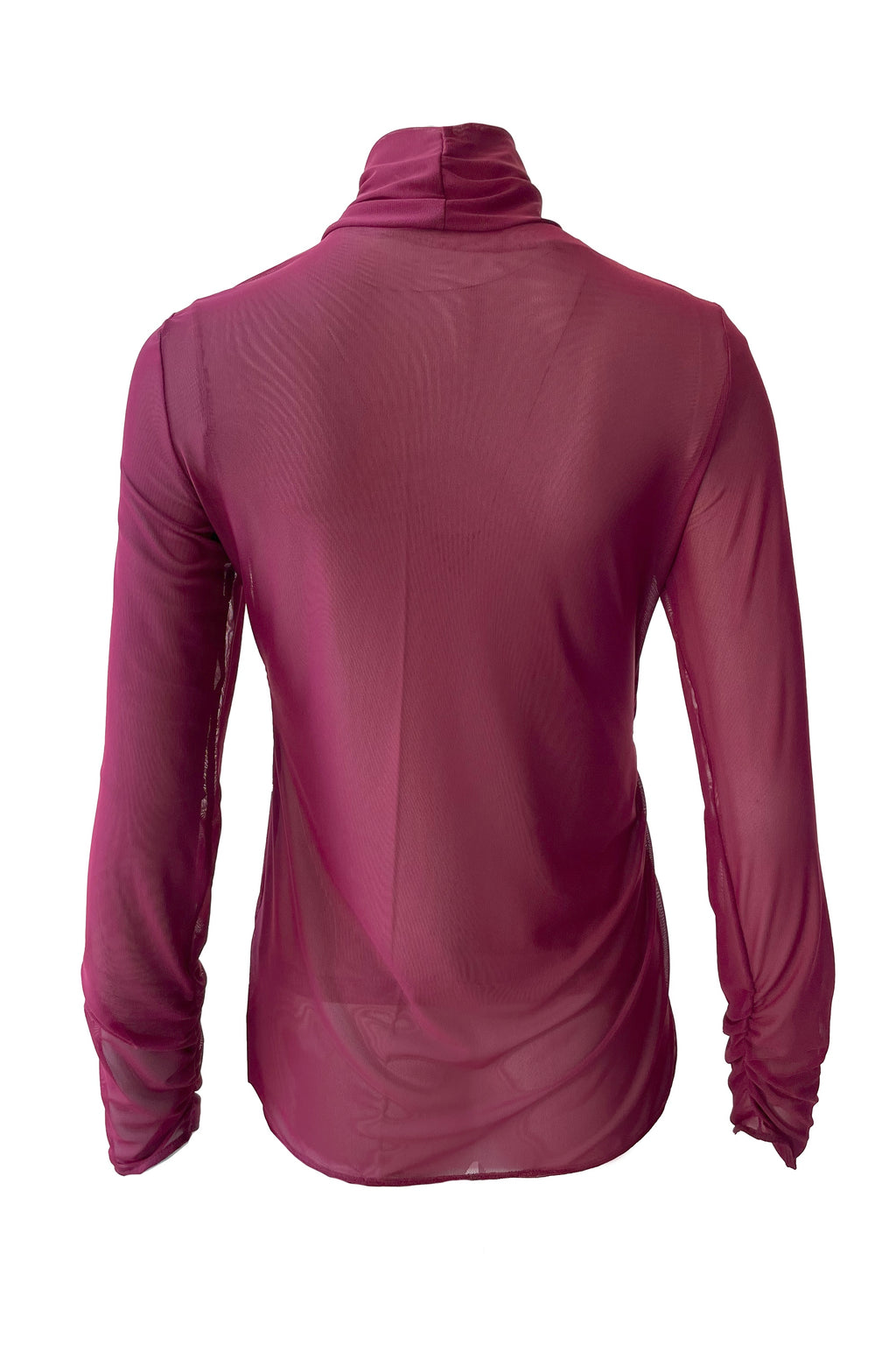 Gerafftes Mesh-Top