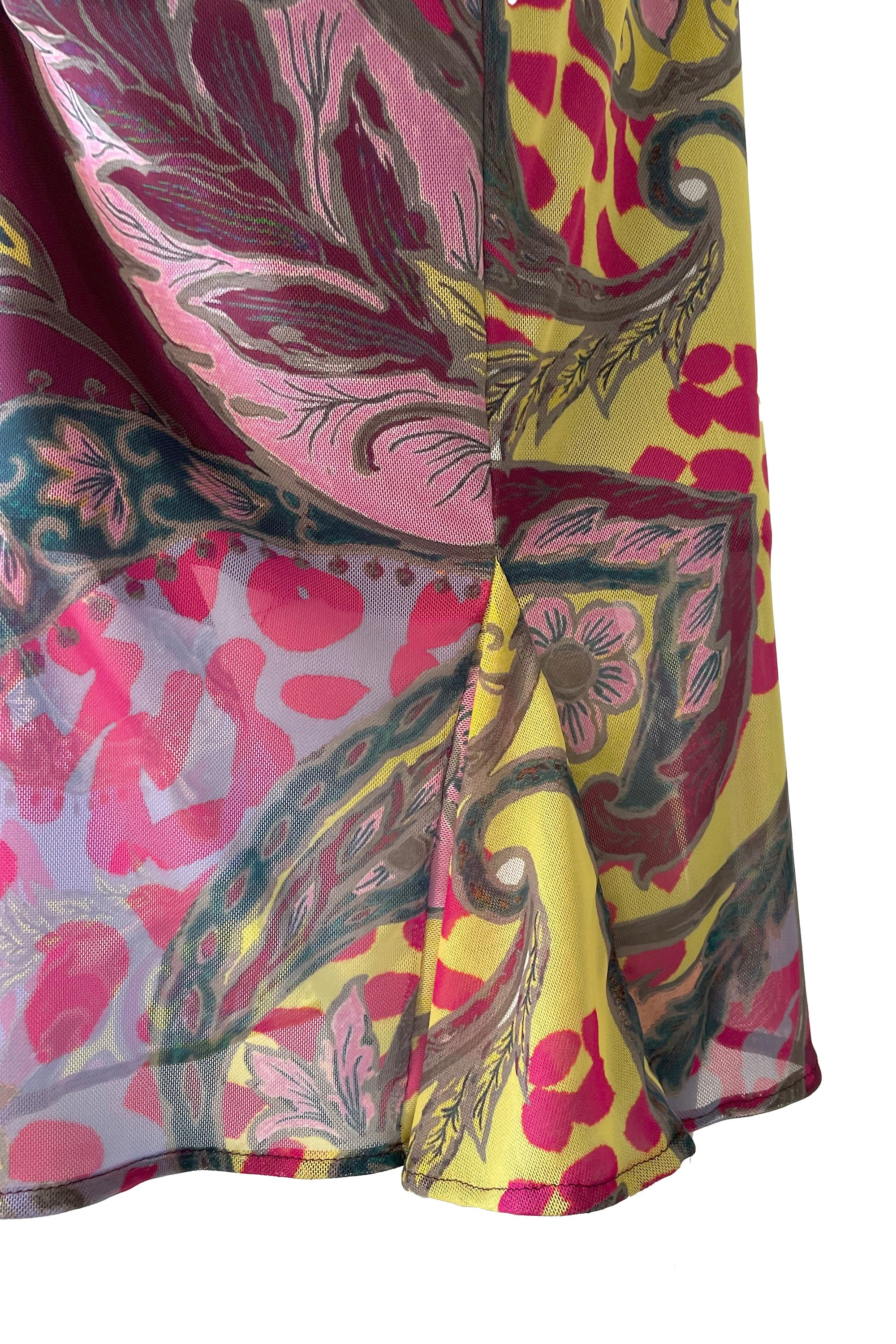 Geraffter Mesh-Rock Paisley