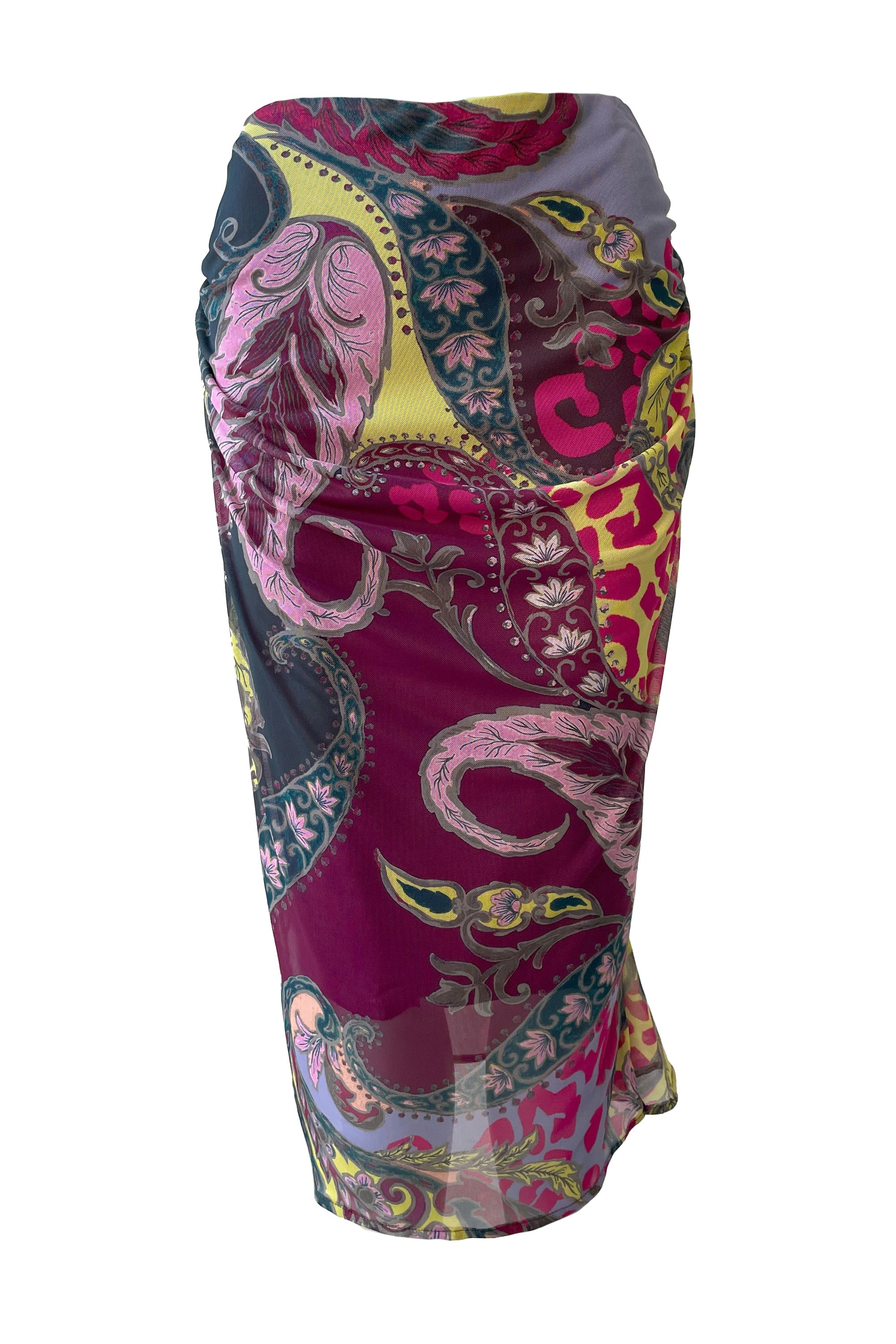 Geraffter Mesh-Rock Paisley