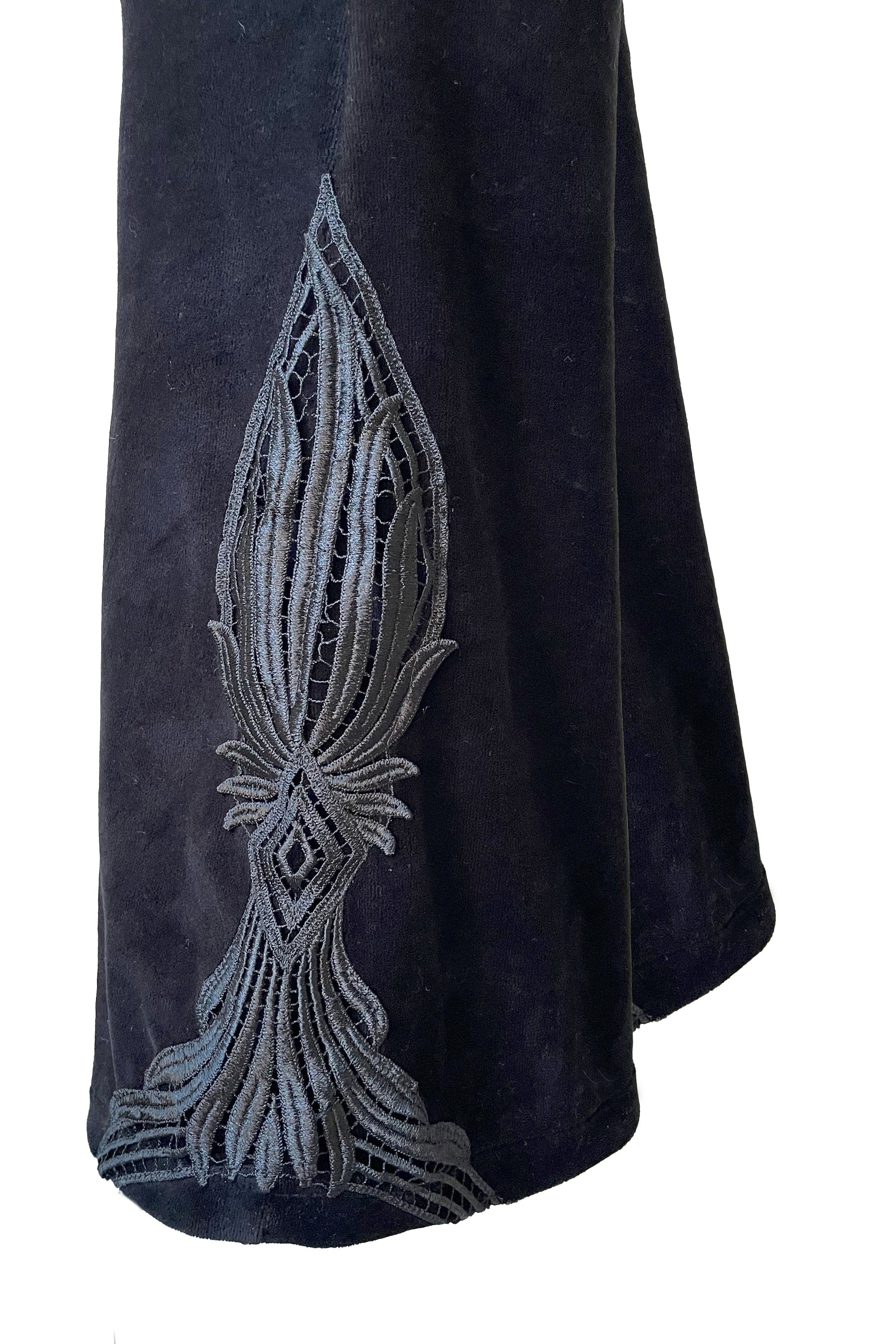 Samt Hose Vintage-Details