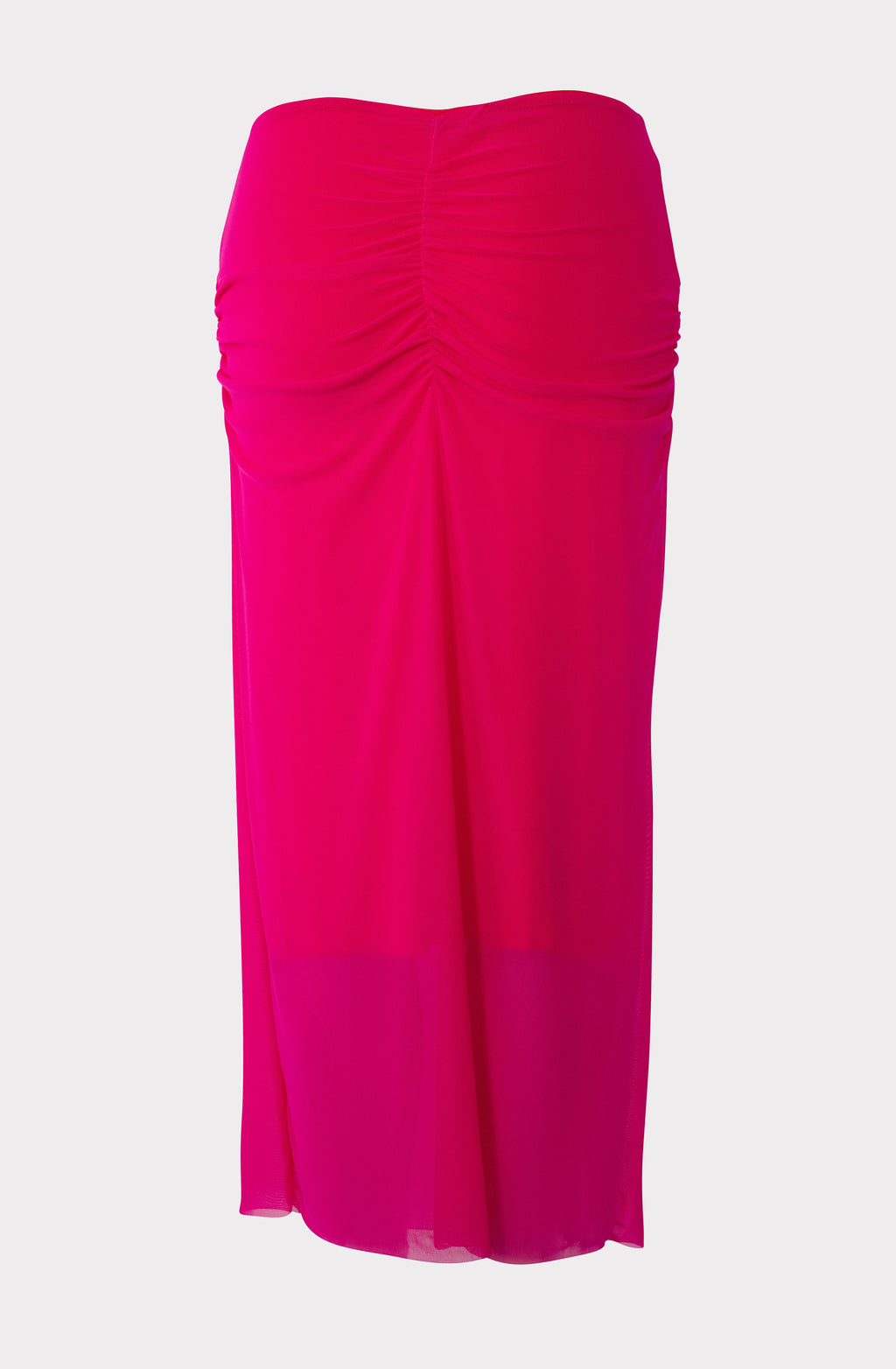 Geraffter Mesh-Rock Pink